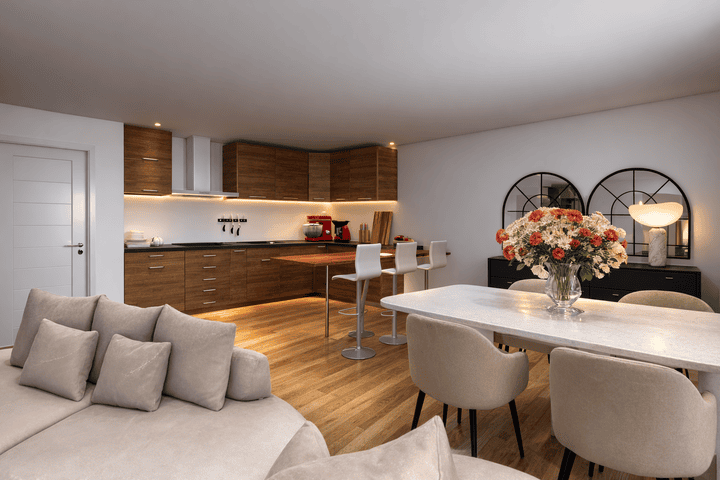 Appartement neuf, 2 chambres avec jardin  - Photo 5