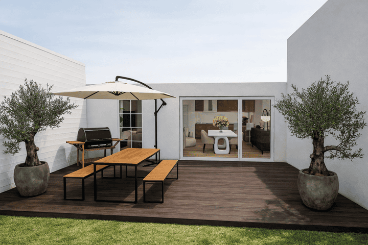 Apparement de 2 chambres avec terrasse et jardin  - Photo 13