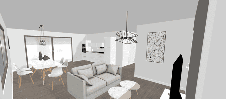 Duplex rez-de-chaussé gauche 3 chambres Horizon  - Photo 3